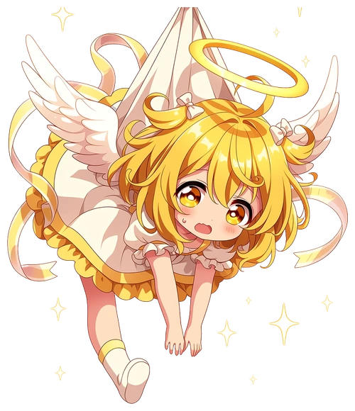 天使アンジェのSDイラスト