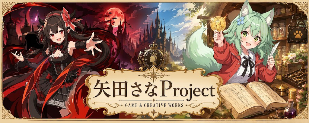 矢田さなProject。魔王アリスとルピナを描いた公式キービジュアル
